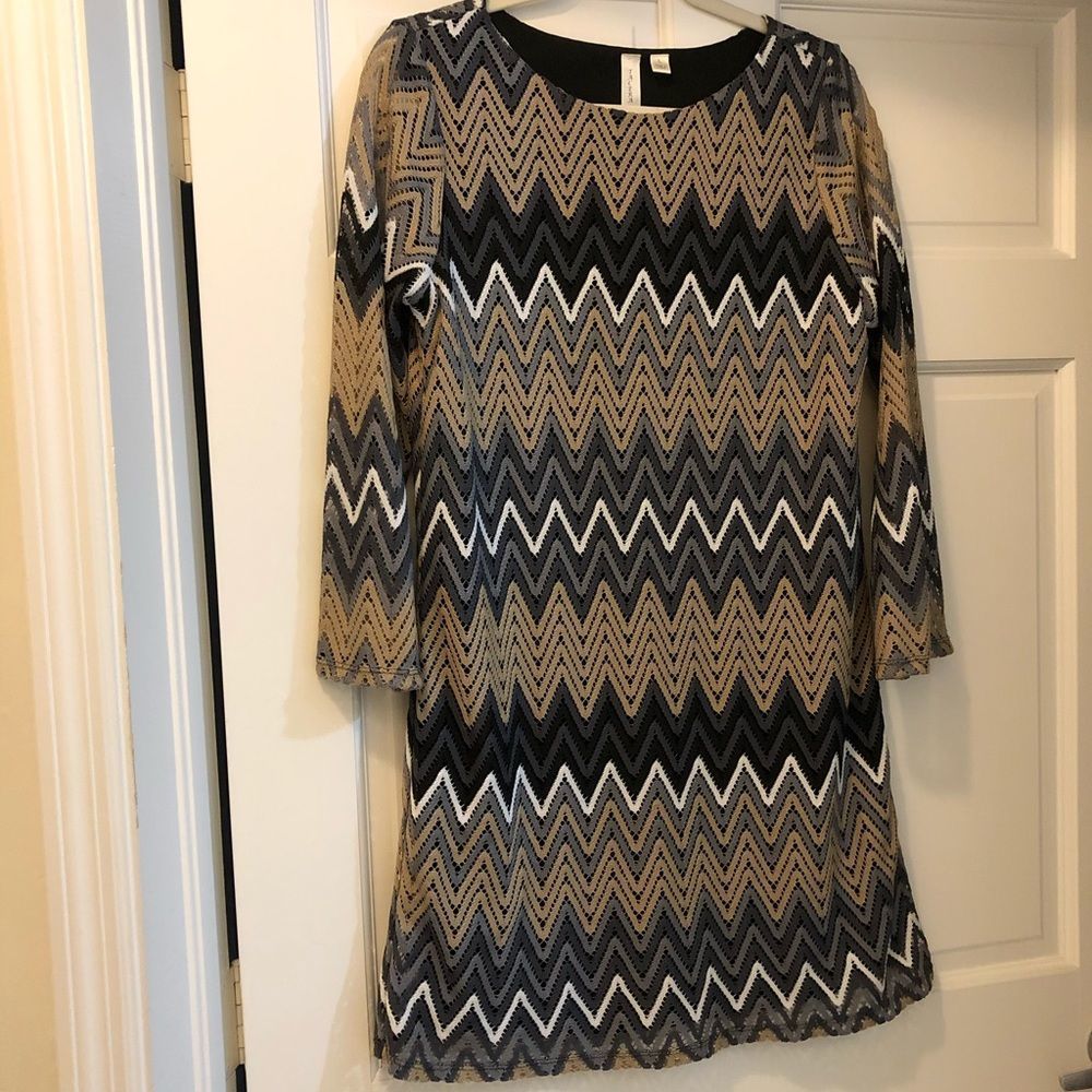 Tacera women's slip on style dress, size L